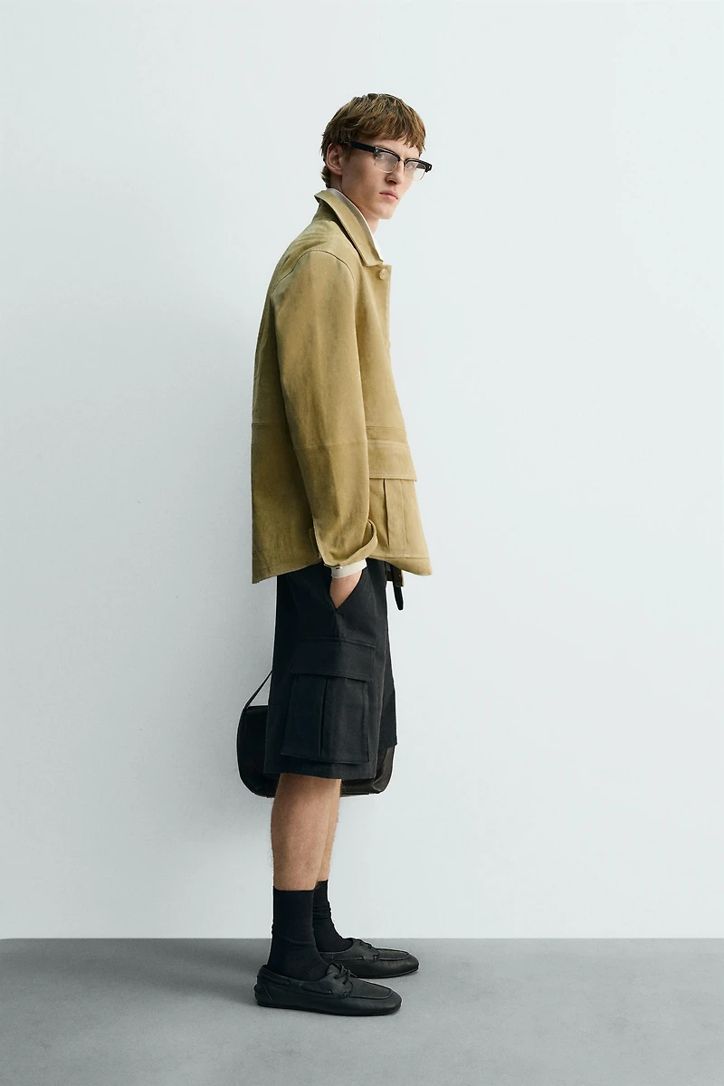 SUEDE POCKET JACKET