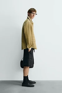 SUEDE POCKET JACKET