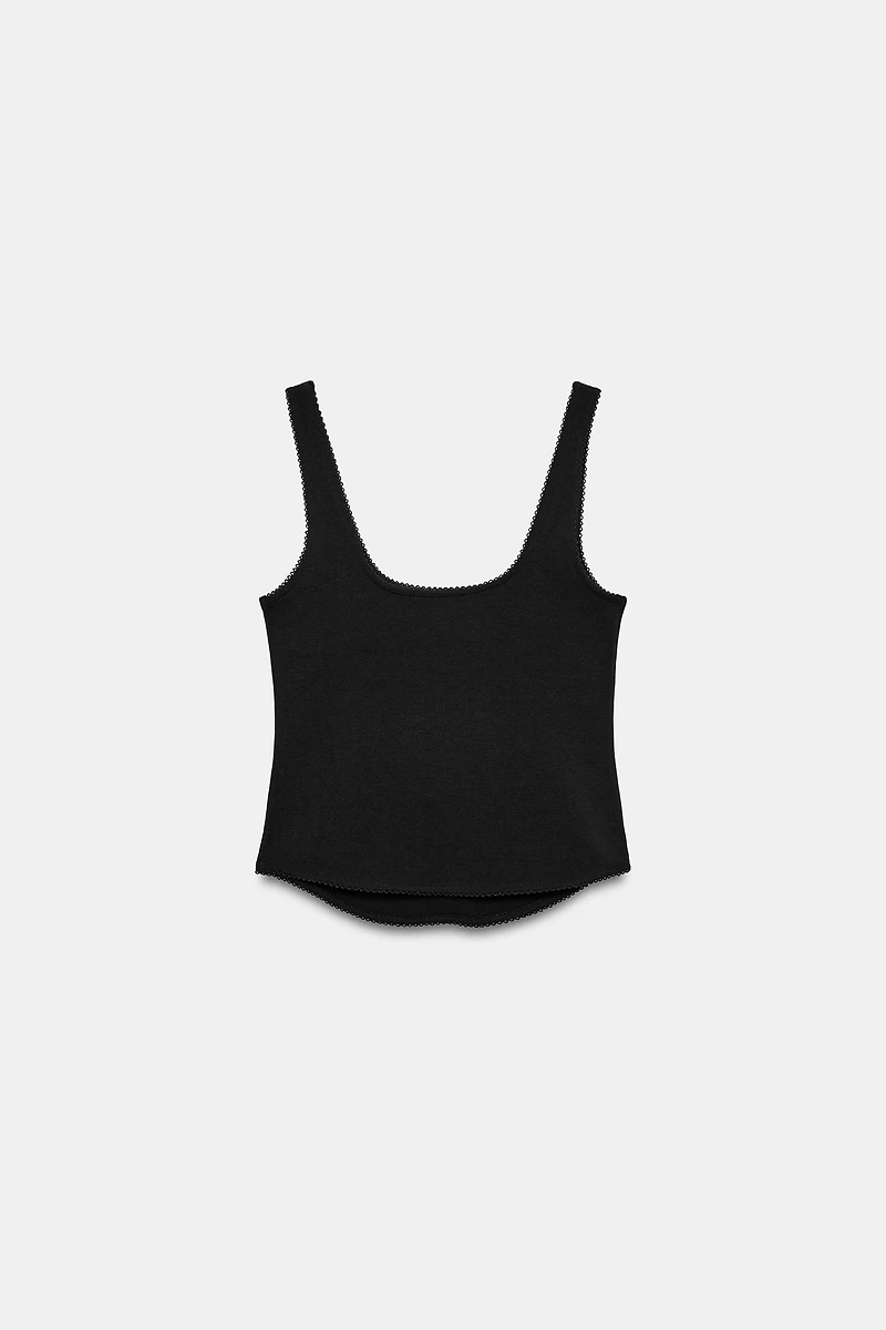 RIB KNIT TANK TOP