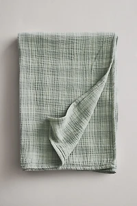 PLAID CHIFFON BLANKET