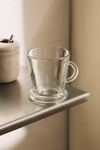 TASSE CAPPUCCINO VERRE RECYCLABLE TRANSPARENT