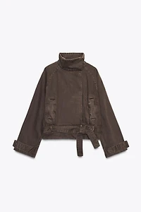 COTTON BELTED JACKET
