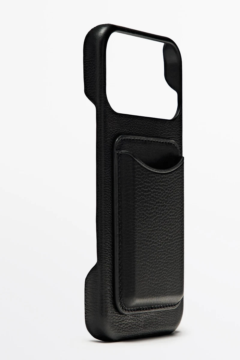 Nappa leather iPhone 17 Pro Max case