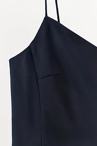 SATIN EFFECT MINI DRESS