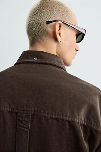 CHEMISE RELAXED FIT EN VELOURS CÔTELÉ