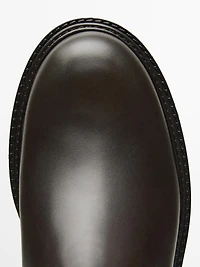 Leather Chelsea boots