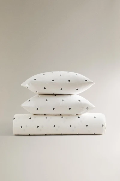 HOUSSE DE COUETTE IMPRIMÉ FLEUR