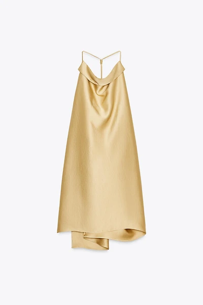 ZW COLLECTION SATIN HALTER TOP