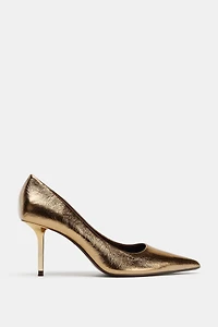METALLIC EFFECT HEELS