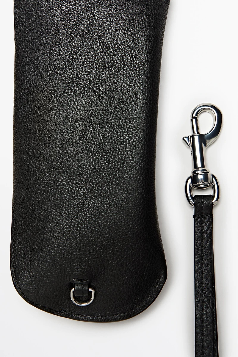 Nappa leather sunglasses case