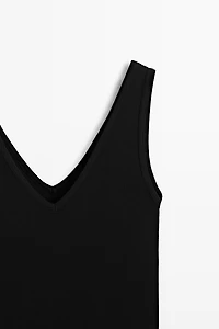 Cotton blend tank top