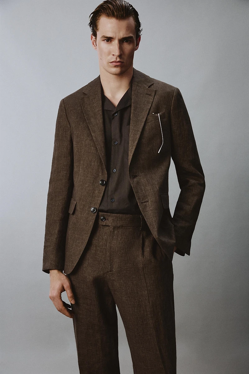 VESTE DE COSTUME 100 % LIN