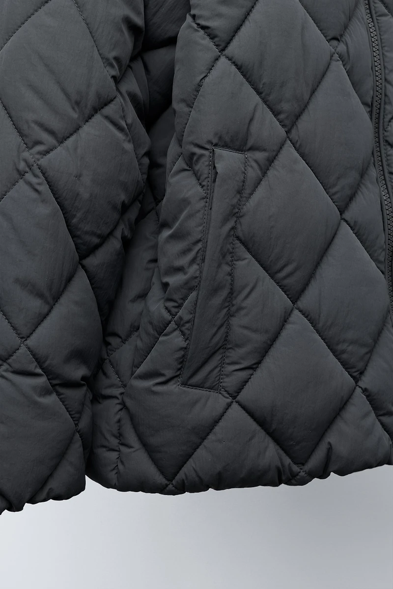 VESTE REMBOURRÉE À CAPUCHE AMOVIBLE