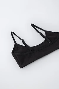 AGES 9-14/ THREE-PACK OF LABEL BRALETTES