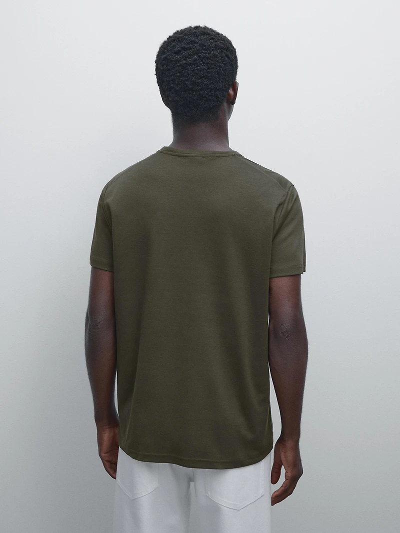 100% mercerised cotton T-shirt