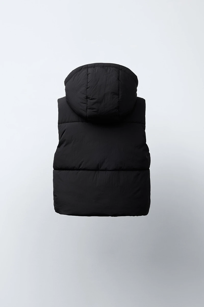 HOODED PADDED VEST
