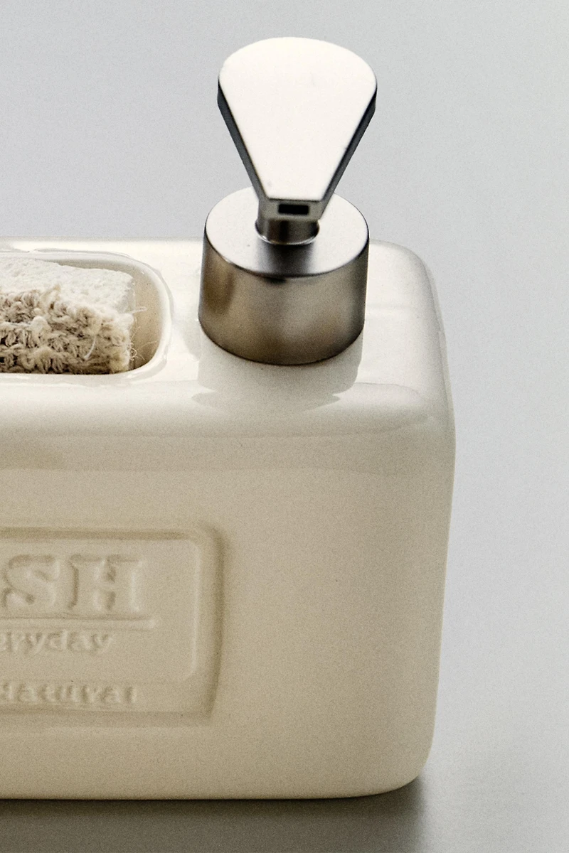 WASHING-UP LIQUID DISPENSER WITH STORAGE