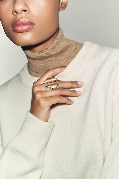 BAGUE AVEC BRILLANTS