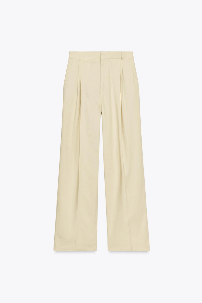 ZW COLLECTION WIDE LEG PLEATED PANTS