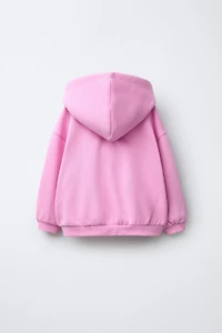 ZIP-UP HOODED SWEATSHIRT