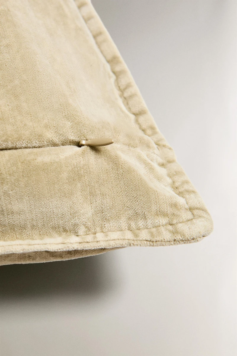 VELVET THROW PILLOW COVER