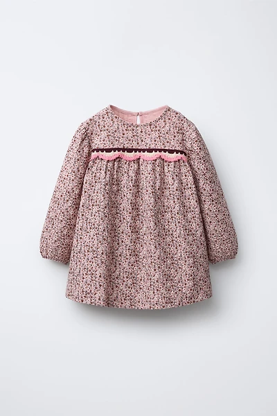 CROCHET FLORAL DRESS