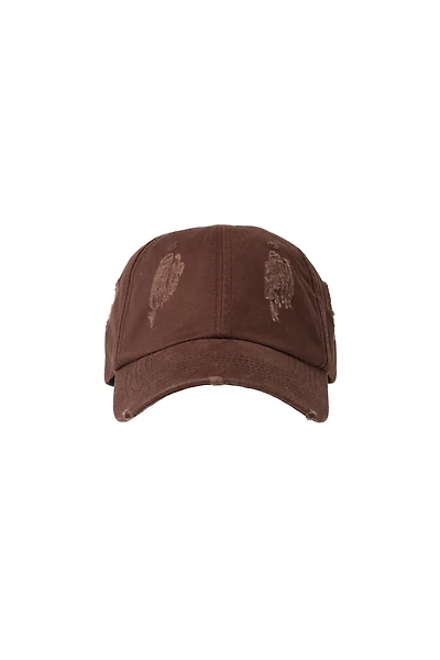 CASQUETTE DÉLAVÉE DÉCHIRÉE