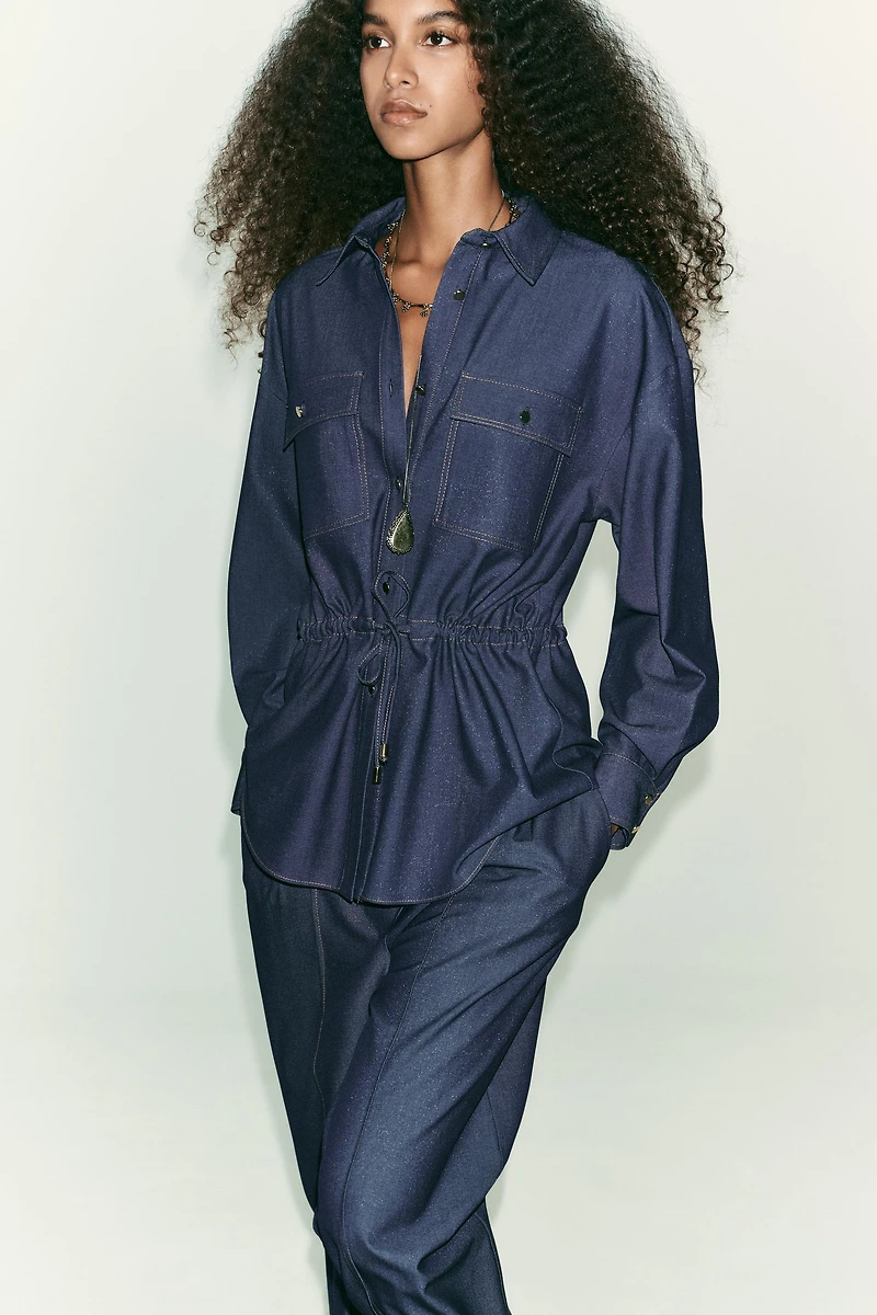 CHEMISE SAHARIENNE MANCHES LONGUES