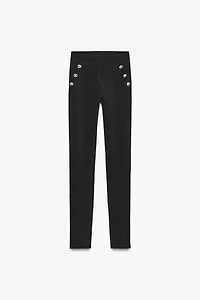 LEGGINGS OTTOMAN BOUTONS
