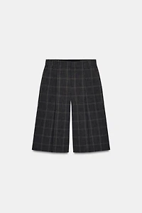 ZW COLLECTION PLAID BERMUDA SHORTS