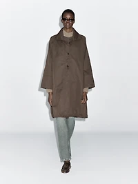 Long parka with detachable gilet