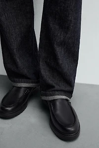 LEATHER BUCKLE SHOES