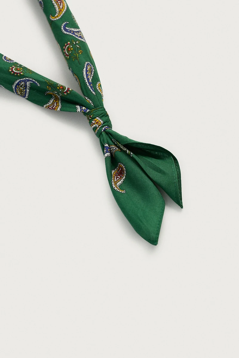 GEOMETRIC PRINT BANDANA