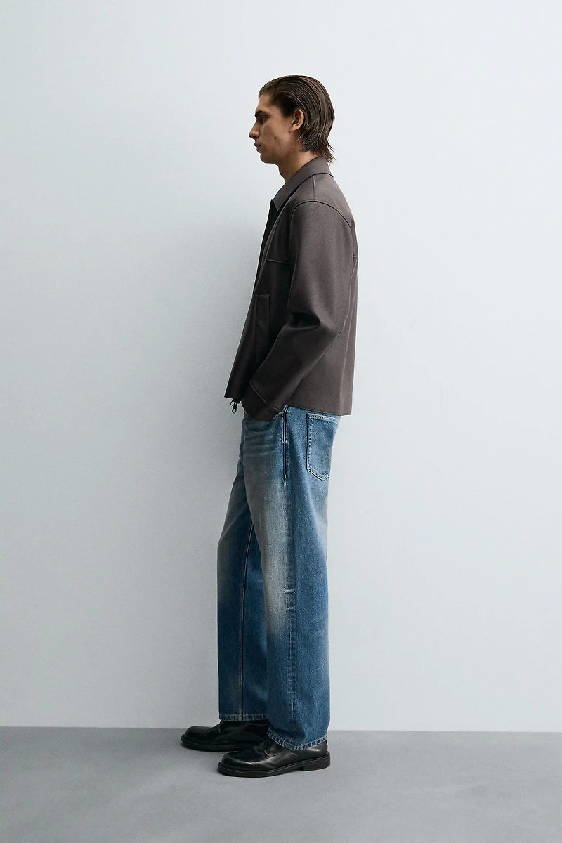 BLOUSON EN MATIÈRE SYNTHÈTIQUE