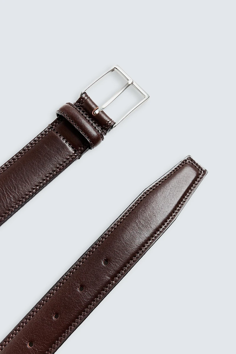 LEATHER DRESS BELT