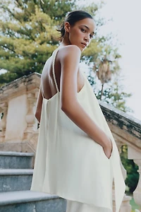 HALTER STRAP JUMPSUIT
