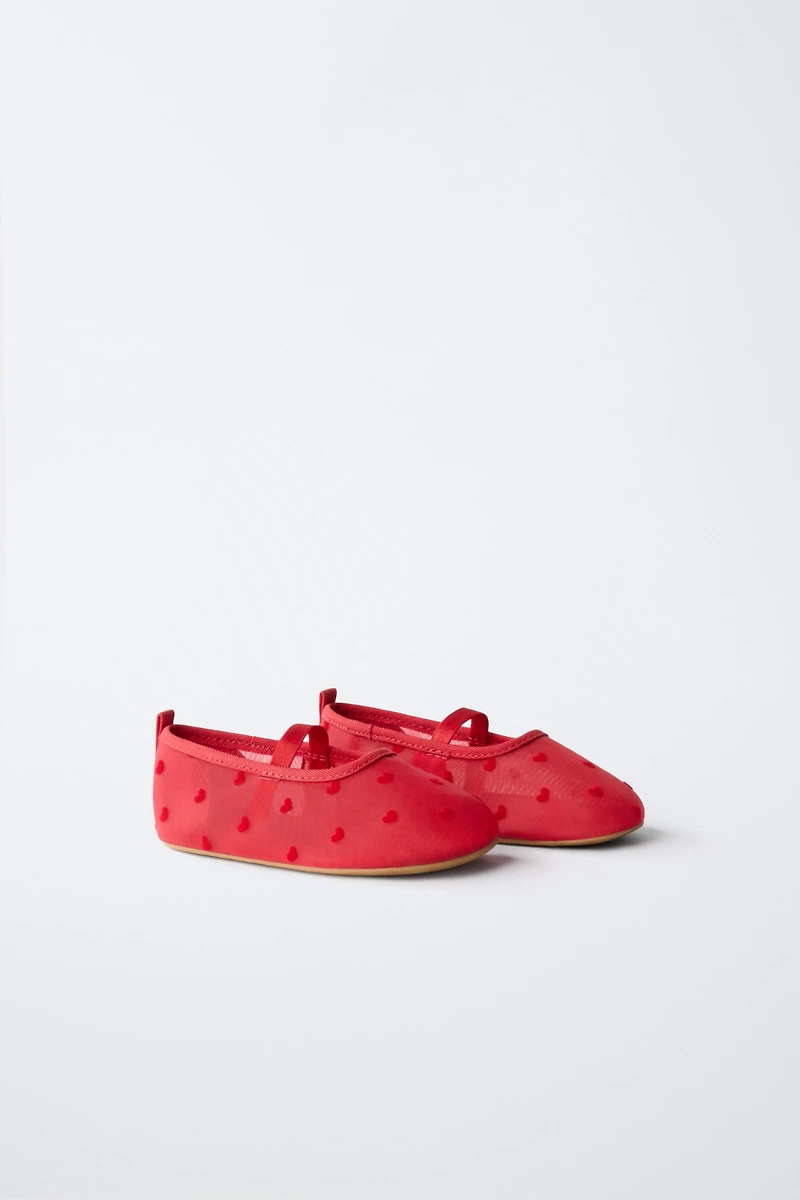 HEART BALLET FLATS