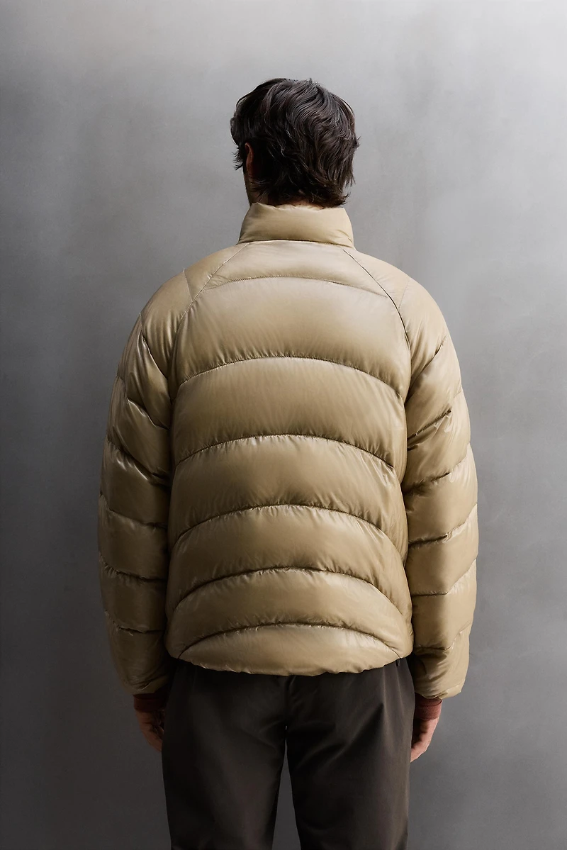 PACKABLE DOWN BLEND PUFFER JACKET