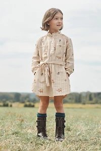 LIMITED EDITION FLORAL PRINT SHIRT DRESS