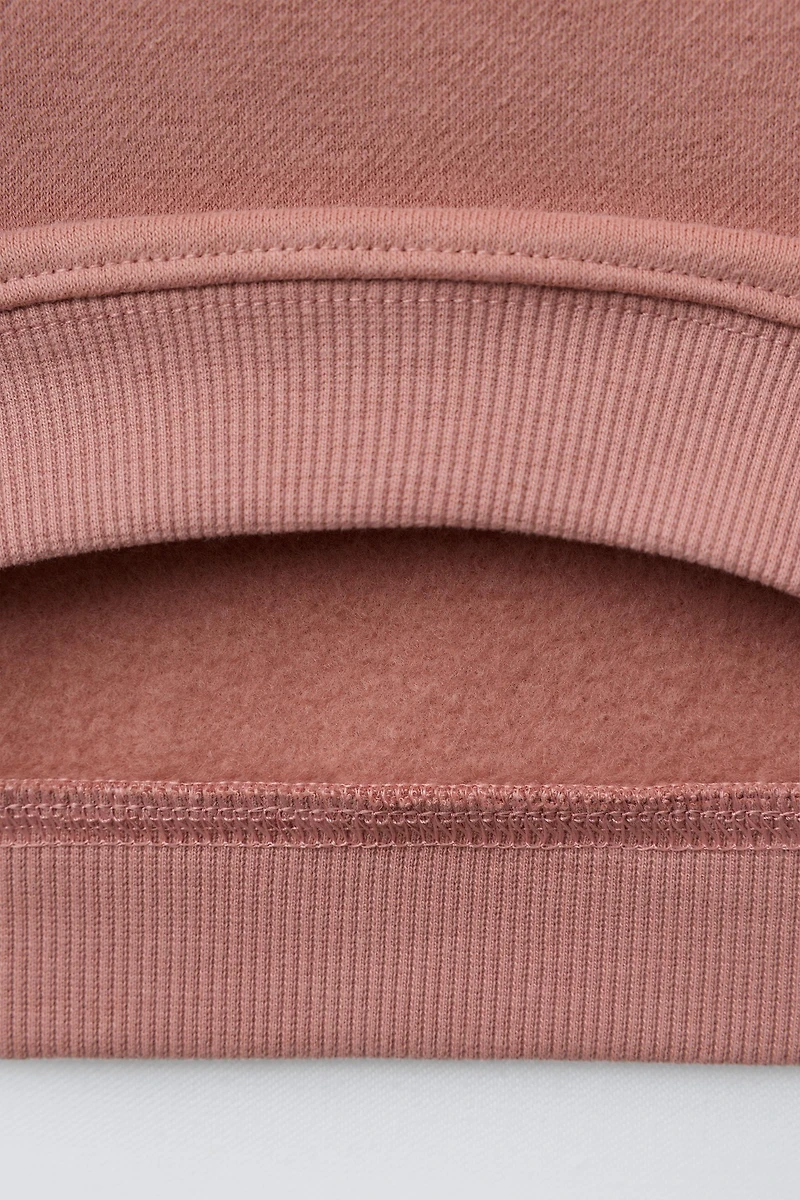 PLAIN SWEATSHIRT AND LEGGING SET