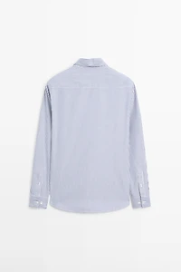 100% cotton regular fit Oxford shirt