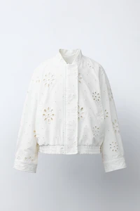 BLOUSON BRODERIE SUISSE