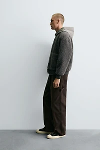 TEXTURED POCKET CARDIGAN