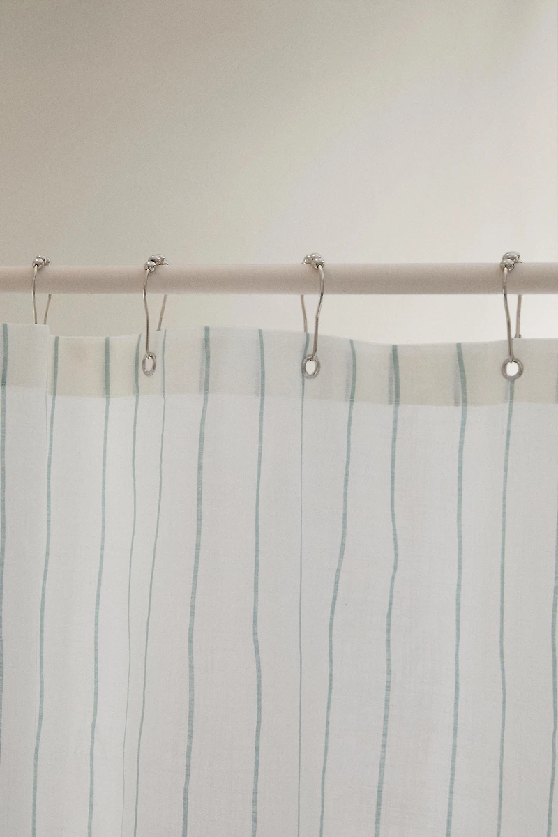 PINSTRIPE SHOWER CURTAIN