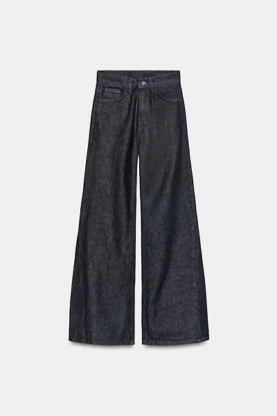 ZW COLLECTION WIDE LEG HIGH WAIST JEANS