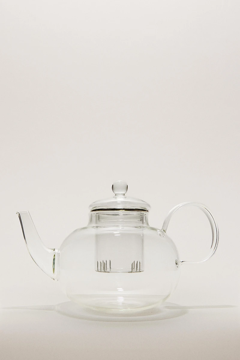 BOROSILICATE GLASS INFUSER TEAPOT