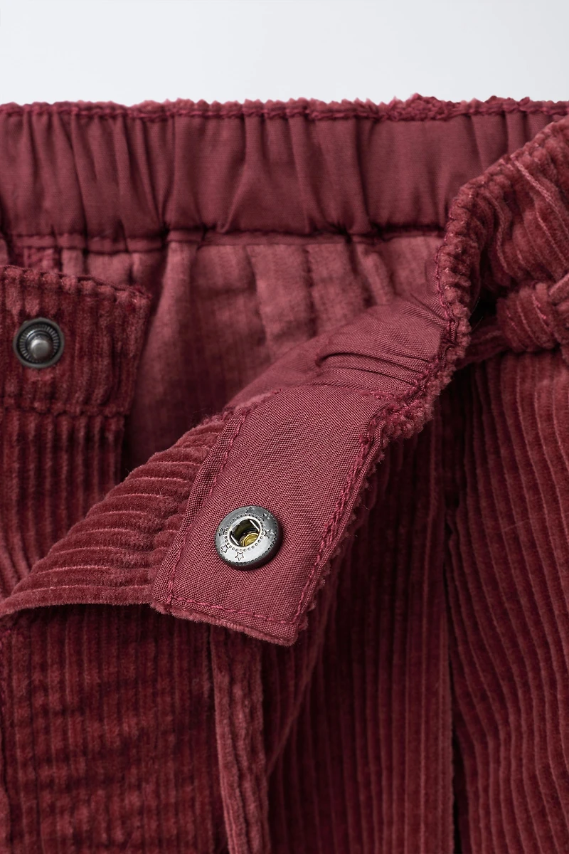 CORDUROY BAGGY PANTS