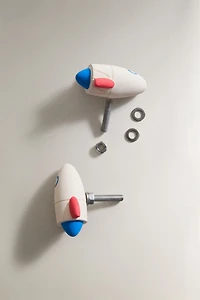 KIDS' SPACESHIP KNOB PACK (PACK OF 2)