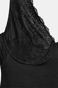 COMBINATION LACE BODYSUIT