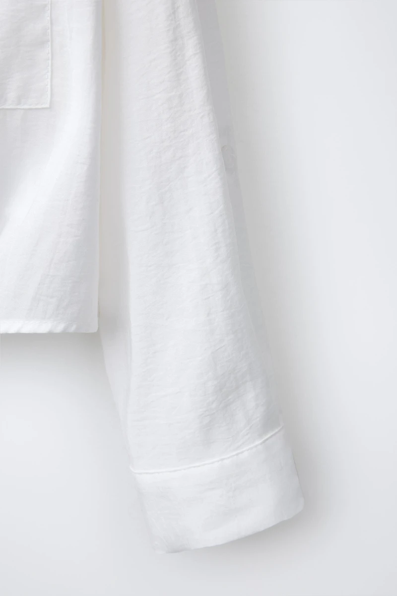 CHEMISE FLUIDE À NŒUD